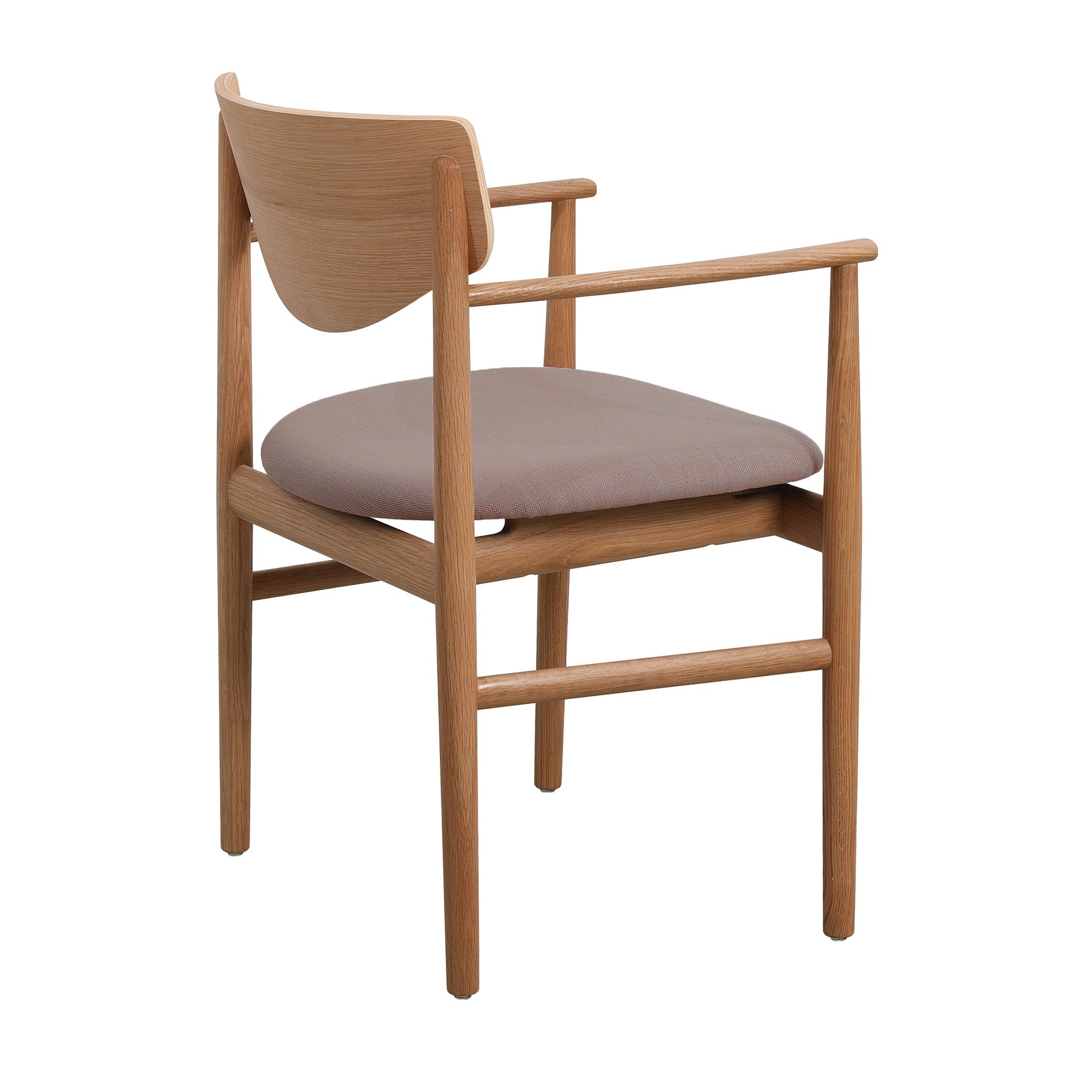 Celeste spisebordsstol m. armlæn - Stof